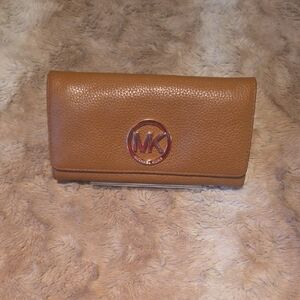 Michael Kors Brown Leather Wallet